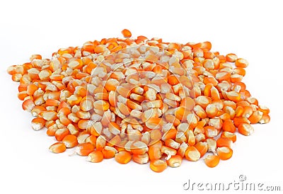 Sweet whole kernel corn Stock Photo