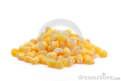 Sweet whole kernel corn Stock Photo