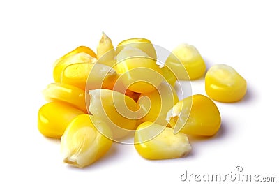 Sweet whole kernel corn Stock Photo