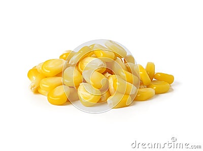 Sweet whole kernel corn Stock Photo