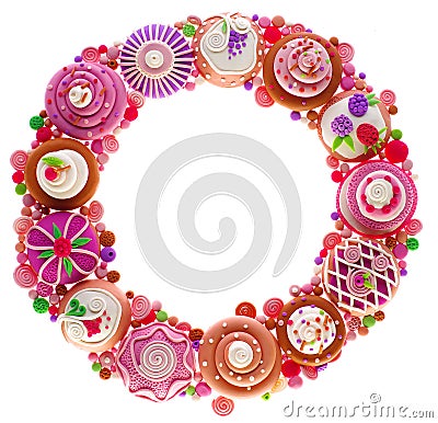 Sweet wreath Stock Photo