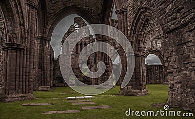 Sweetheart Abbey Stock Photo