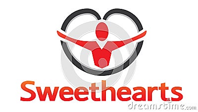 Sweethearts Vector Illustration