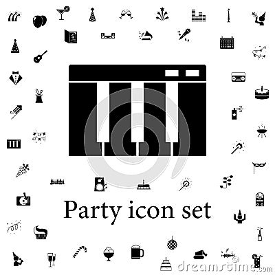 sweets icon. party icons universal set for web and mobile Stock Photo