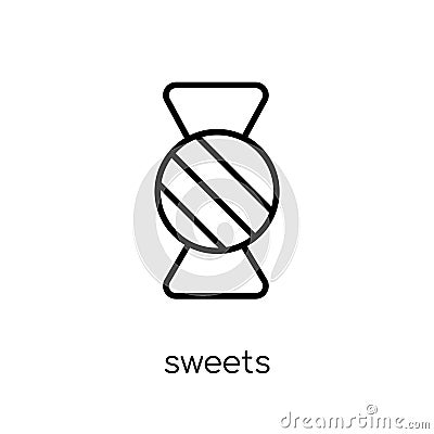 Sweets icon from Christmas collection. Vector Illustration