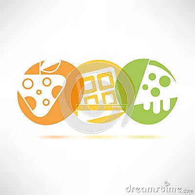 Sweets icons Stock Photo