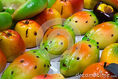 Sweets marzipan Stock Photo