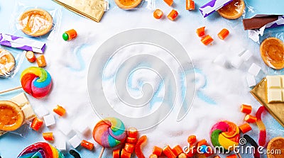 Sweets with sugar Stock Photo