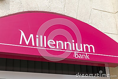 Logo of Bank Millennium S.A Editorial Stock Photo