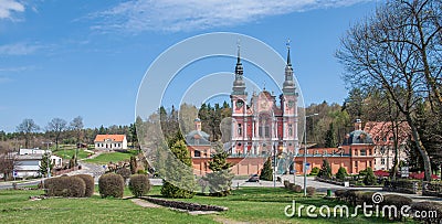 Swieta Lipka Holy Lime Church,Masuria,Poland Stock Photo