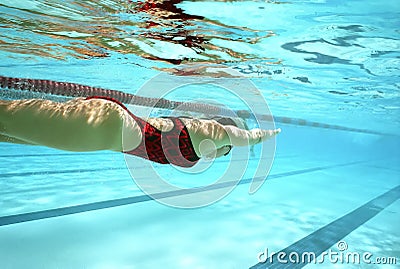 Swim Practice Stock Photo