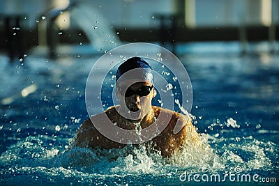 Swimmer Stock Photo