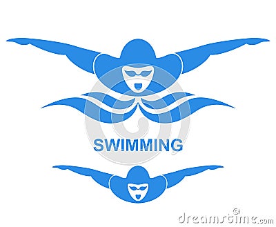 Swimming Vector Illustration