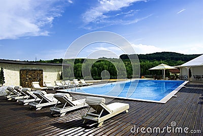 Swimming pool Stock Photo