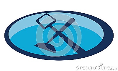 Swimming Pool Cleaning Service Vector Illustration