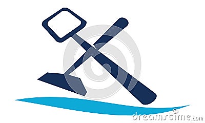 Swimming Pool Cleaning Service Vector Illustration