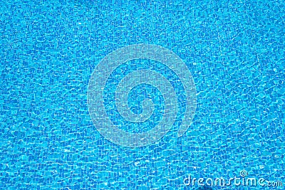 Swimming pool and flow with waves background Stock Photo