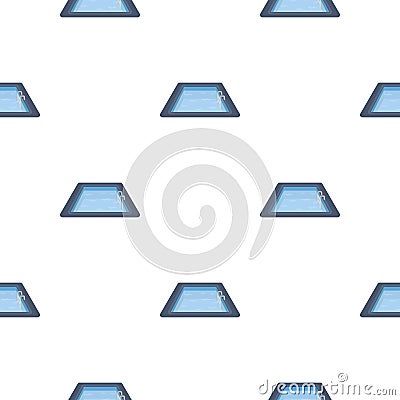 Swimming pool icon in cartoon style isolated on white background. Hotel symbol stock Vector Illustration