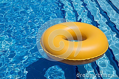 Swimming Pool Inner Tube Stock Photo - Image: 41104913