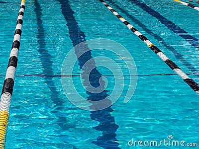 Swimming pool lane Stock Photo