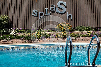 A swimming pool named splash Stock Photo