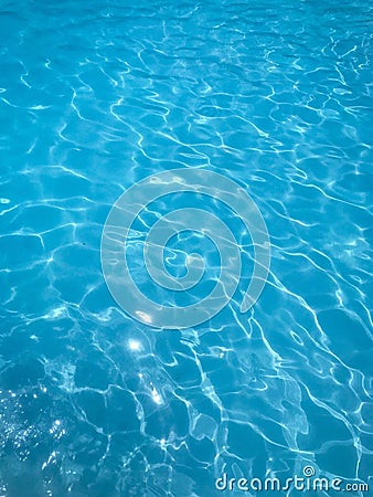 Swimming pool water Stock Photo