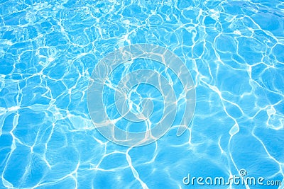 Swimming pool water Stock Photo