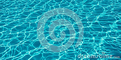 Swimming pool water sun reflection background. Ripple Water. Stock Photo