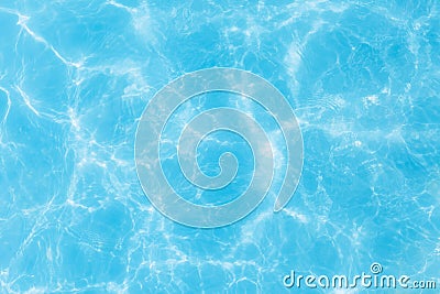 Swimming pool water surface Stock Photo