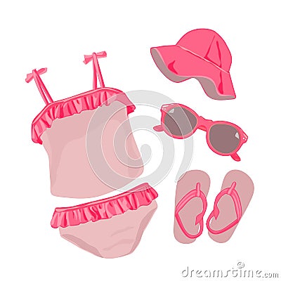 Swimsuit Vector Illustration