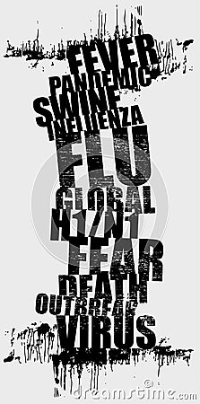 Swine flu Vector Illustration