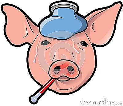 Swine Flu Vector Illustration