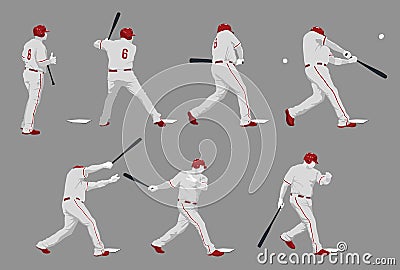 Swing Batter Stock Photo