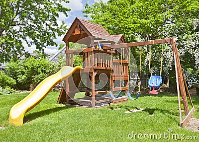 Swing Set Stock Photo