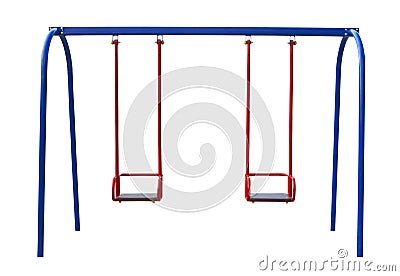 Swings for children Stock Photo