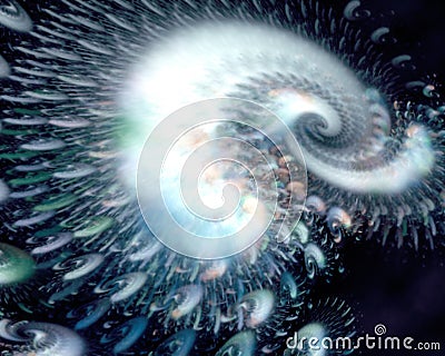 Swirl Galaxy Background Stock Photo