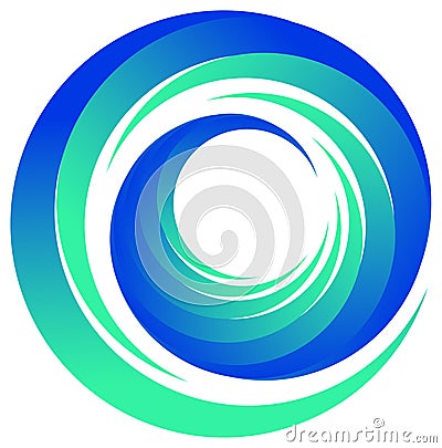 Swirl logo Vector Illustration