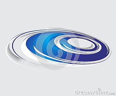 Swirl wave background Vector Illustration