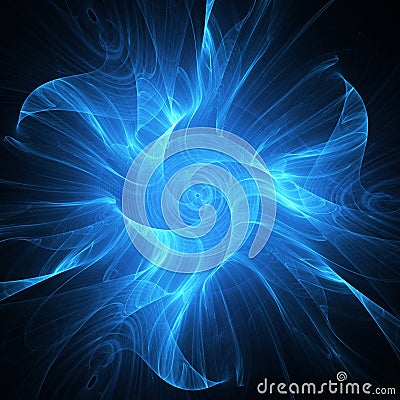 Swirling blue Stock Photo