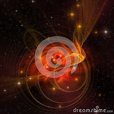 Swirling Galaxy Stock Photo