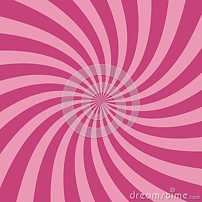 Swirling radial pattern background. Vector illustration Vector Illustration