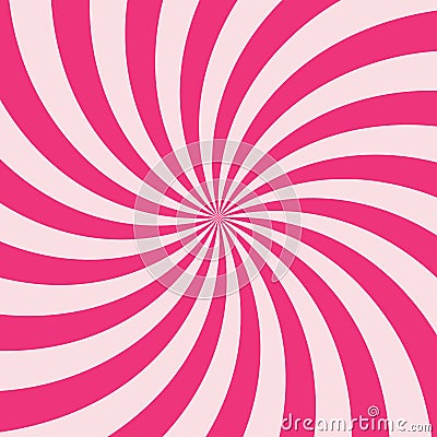 Swirling radial vortex background Vector Illustration