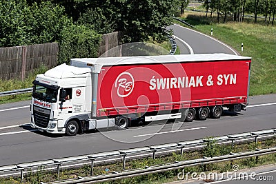 Swirniak & Syn truck Editorial Stock Photo