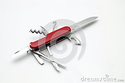 Swiss army knife Stock Photo