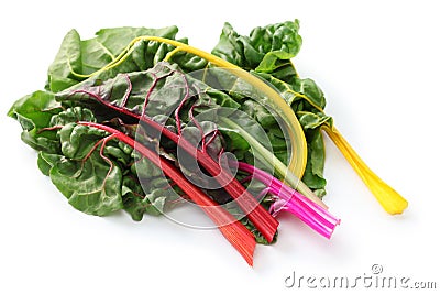 Swiss chard, mangold, bietola Stock Photo