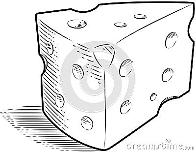 Swiss Cheese Vector Illustration