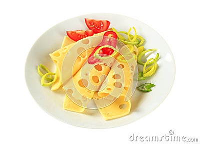 Swiss cheese Stock Photo