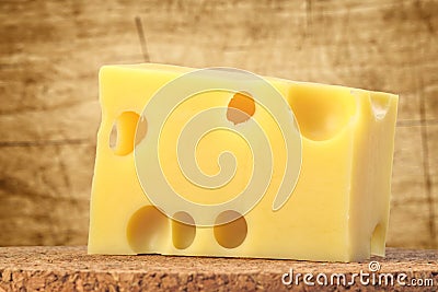 Swiss cheese Stock Photo