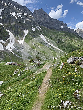 Switzerland mountains Stock Photo