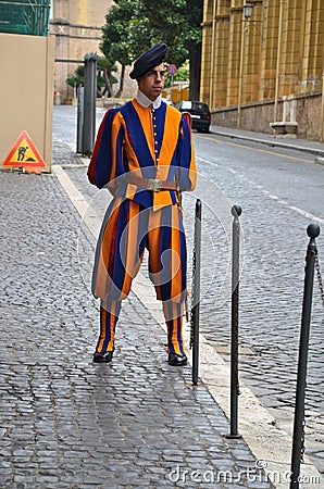 Swiss guard Editorial Stock Photo